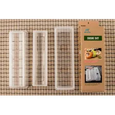 Kit 3 Forma Sushi Tradicional, Hossomaki, Niguiri Sushi Set Foto mini 2