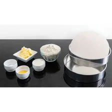 Kit 3 Formas Com Fundo RemovĂvel 25cm Redonda Em AlumĂnio Cor Prateado Foto mini 2