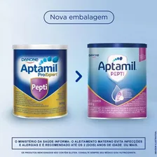 Kit 3 formula infantil em pó Danone Aptamil ProExpert Pepti 800g Foto mini  3