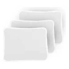 Kit 3 Fronha Lisa Para Travesseiro Bebê 30x40cm Branco Foto  mini 1