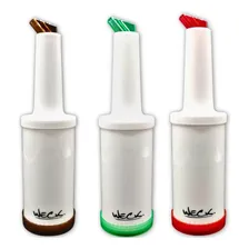 Kit 3 Garrafa Store'n Pour 1l Marrom Verde Vermelha Flair Foto  mini 1