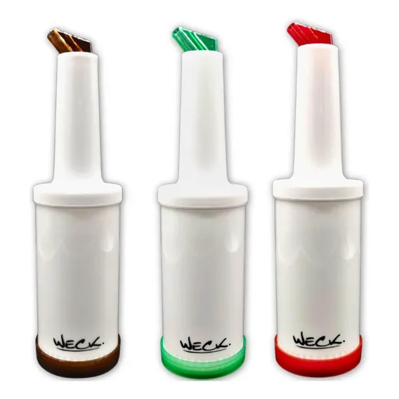 Kit 3 Garrafa Store'n Pour 1l Marrom Verde Vermelha Flair Foto 1