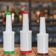 Kit 3 Garrafa Store'n Pour 1l Marrom Verde Vermelha Flair Foto mini  2