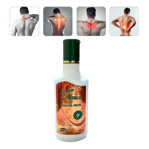 Kit 3 Gel Arnica E Erva Sta Maria Massageador Alquimia Foto 1