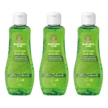 Kit 3 Gel Pós Sol Calmante Aloe Vera Australian Gold 125g Foto  mini 1