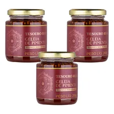 Kit 3 Geleia De Pimenta Dedo De Moça Tesouro Real - 260g Foto mini 1