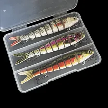 Kit 3 Isca Artificial Lambari Grande Tucunaré Dourado 14cm Foto mini 4