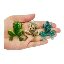Kit 3 Iscas Artificiais Frog Sapo Perereca Traíras Tucunaré Cor Foto mini 2