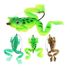 Kit 3 Iscas Artificiais Frog Sapo Perereca Traíras Tucunaré Cor Foto mini 1