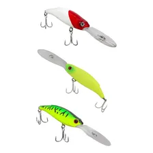 Kit 3 Iscas Artificial Ação Fundo Marine Sports Deep Dart 75 Cor Kit 2 Foto  mini 1