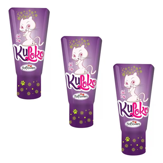 Kit 3 Kuloko Anestésico E Dessensibilizante Excitante Sabor Neutro Foto 1