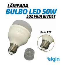 Kit 3 Lâmpada Led Bulbo 50w Alta Potência E27 Bivolt 6500k Foto mini 4