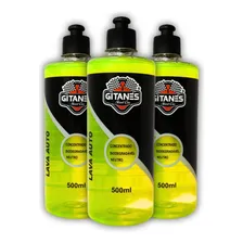 Kit 3 Lava Auto Shampoo Automotivo Brilho Espelho Limpeza Foto  mini 1