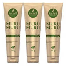 Kit 3 Leave In Haskell Creme De Pentear Murumuru 150g Foto  mini 1