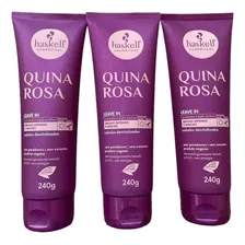 Kit 3 Leave In Haskell Creme De Pentear Quina Rosa 240gr Foto mini 2