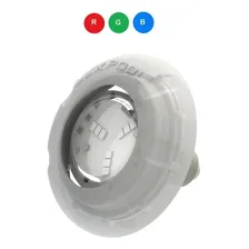 Kit 3 Leds Rgb Piscina + Controle + Fonte + Adaptador 50mm Foto mini 2