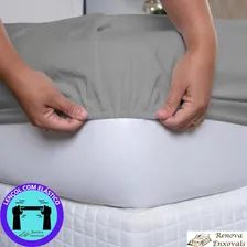 Kit 3 Lençol Americano Com Elástico Em Malha Antialérgico Menina Ou Menino Roupa De Cama Baunilha Branco Rosa Jogo 3 Lençol Berço 100% Algodão 70 Cm X 1,30 M X 12 Cm Renova Enxovais Foto mini 4