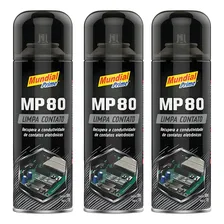 Kit 3 Limpa Contato Elétrico Spray 300ml Mundial Prime Foto  mini 1