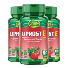 Kit 3 Liprost E Licopeno Com Vitamina E Unilife 60 Cápsulas Sabor Sem Sabor Foto mini 4