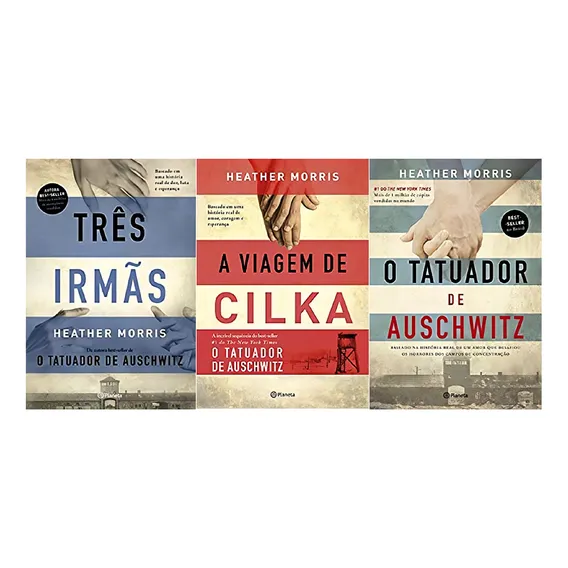Kit 3 Livros Holocausto Heather Morris Três Irmãs, De Heather Morris. En Português Foto 1