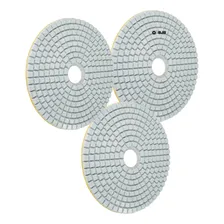 Kit 3 Lixas Ceramica Para Polir Granito Mármore Porcelanato Foto mini 4