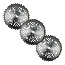 Kit 3 Lâmina Faca Circular 40 Dentes Roçadeira Furo 20mm Foto mini 1