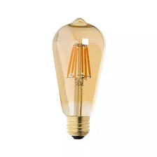 Kit 3 Lâmpada Led Decorativa St64 Vintage Filamento 4w 2200k Empório G Foto mini 3
