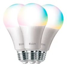 Kit 3 Lâmpada Smart Bulbo Led A60 10w Bivolt Wifi Rgb Foto mini 1