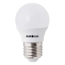 Kit 3 Lâmpadas Led Ourolux S30 4w Bolinha 2700k Branca Morna Foto mini 2