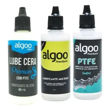 Kit 3 Lubrificante Corrente Algoo 60ml Cera Umido E Multiuso Foto mini 1