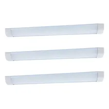 Kit 3 Luminária Led Tubular Slim 120cm Linear Bivolt Foto mini 3