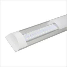 Kit 3 Luminária Lâmpada Led Tubular Sobrepor Slim Bivolt 120cm 3000k Branco Quente Completa 40w 110v/220v (bivolt) Foto mini 3