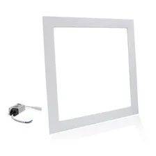 Kit 3 Luminária Painel Plafon Led Embutir 18w Quadrado Slim Estrutura Branco-frio Foto mini 4