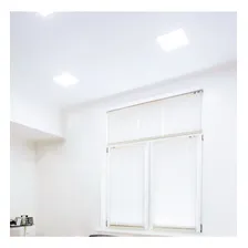 Kit 3 Luminária Painel Plafon Led Embutir 18w Quadrado Slim Estrutura Branco-frio Foto mini  3