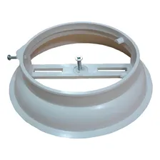 Kit 3 Luminária Plástico Branca Globo Bolão Com Suporte Cor Branco Foto mini 2