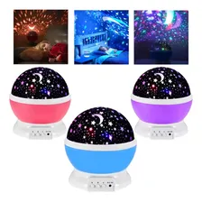Kit 3 Luminárias Infantil Projetor Estrela 360º Galaxy Foto mini 1