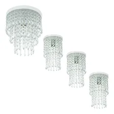 Kit 3 Lustre Plafon Spark + Lustre Plafon Manucrillic Branco 127/220v Foto  mini 1