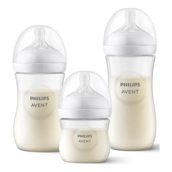 Kit 3 mamadeiras Avent Pétala 125ml 260ml 330ml Foto 1