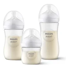 Kit 3 mamadeiras Pétala anticólica 125/260/330ml Avent Foto mini 1