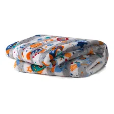 Kit 3 Mantas Cobertor Microfibra Infantil  Bebê Estampada Cor Menino Foto mini 4