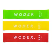Kit 3 Mini Bands Woder Faixa Elástica Esportiva Foto mini  2
