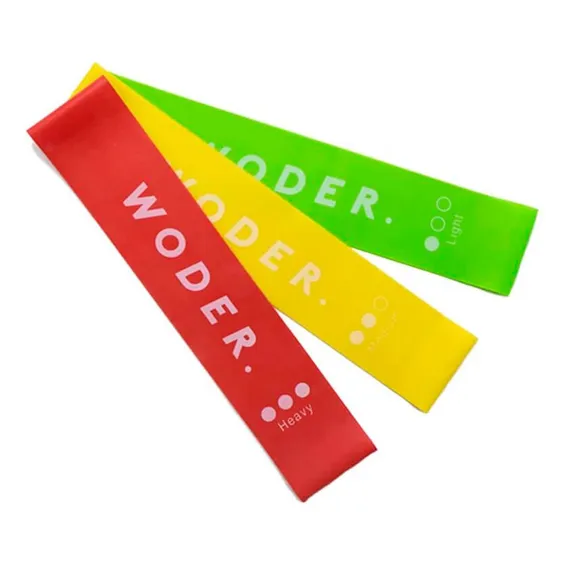 Kit 3 Mini Bands Woder Faixa Elástica Esportiva Foto 1