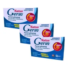 Kit 3 Natus Gerin 50 Capsulas Revigorante Fisico - Legrand Foto mini 1