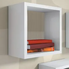 Kit 3 Nicho Decorativo 40x40x15 Cm Branco Em Mdf Foto mini 2