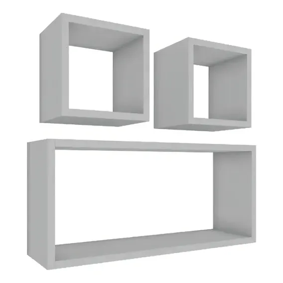 Kit 3 Nicho Prateleira Decorativa Mdf Branco Foto 1