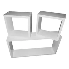Kit 3 Nicho Prateleira Decorativa Mdf Branco Foto mini 2