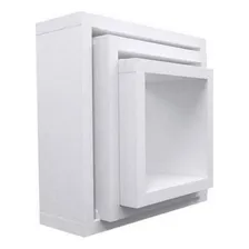 Kit 3 Nichos Mdf Branco Sala Banheiro Decoração Variado Foto mini 1