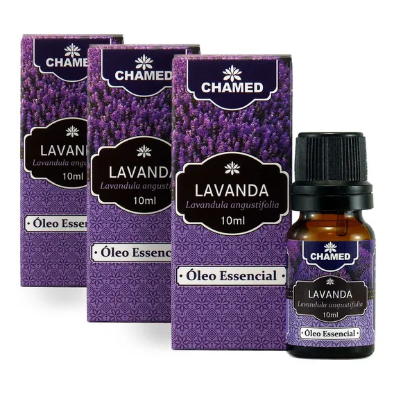Kit 3 Óleo Essencial De Lavanda Montblanc 10ml Puro Chamed Foto 1