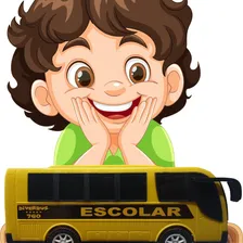 Kit 3 Ônibus Brinquedo Infantil Criança Escolar Carrinho Bus Cor Color Foto mini 2