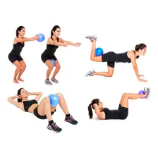 Kit 3 Overball 25 Cm Pilates Fisioterapia Reabilitação Yoga Foto mini  2
